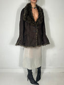 114 Suede Overcoat