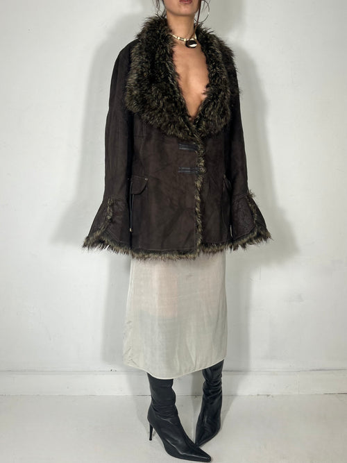 114 Suede Overcoat