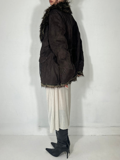 114 Suede Overcoat