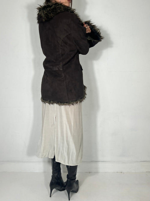 114 Suede Overcoat
