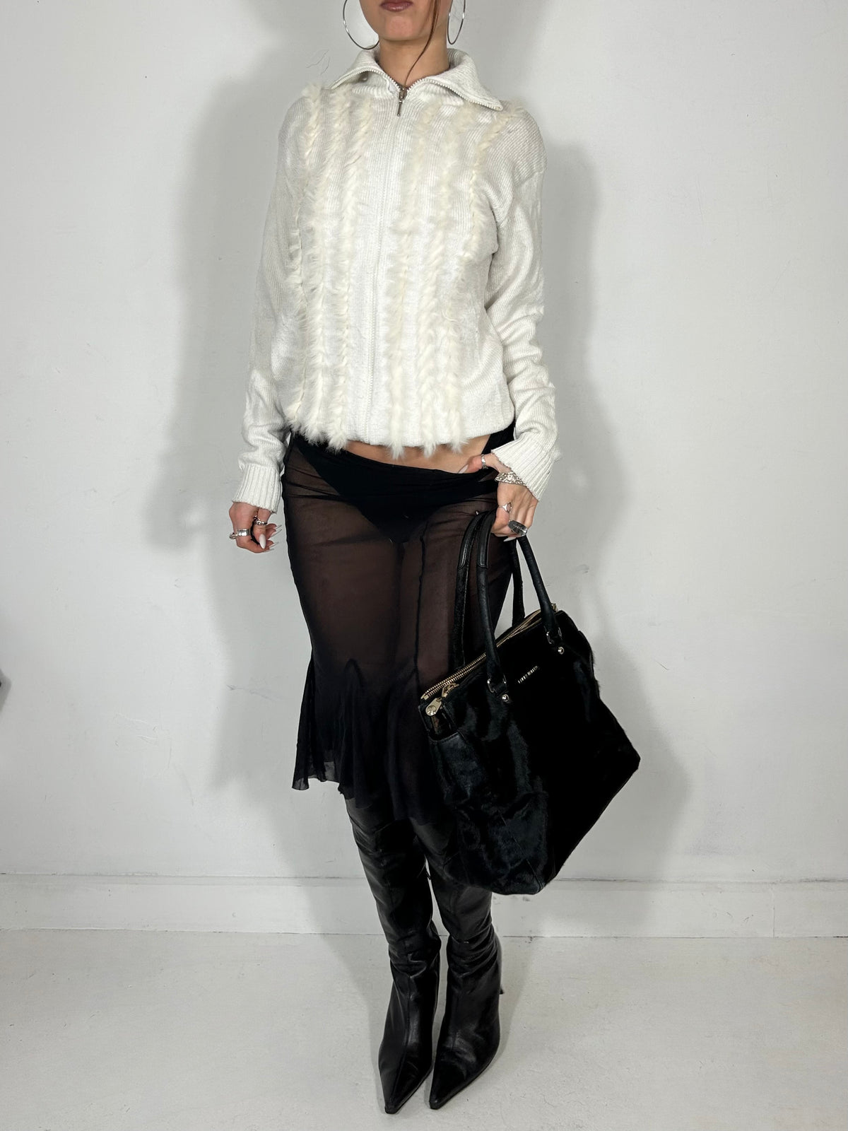 133 Fur Zip Up