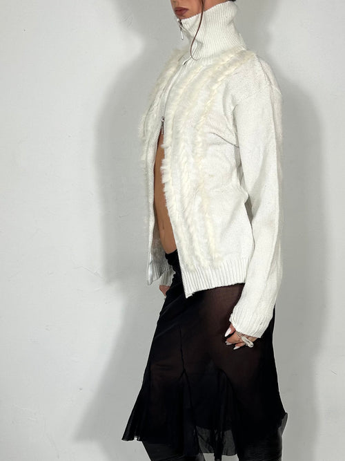 133 Fur Zip Up