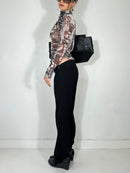 520 Graphic Turtleneck