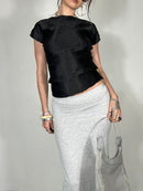 535 Pleated Tee