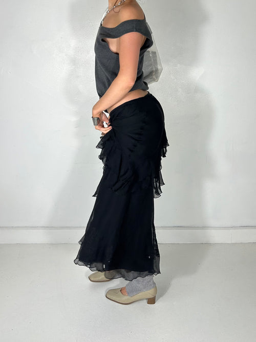 484 Ruffle Maxi