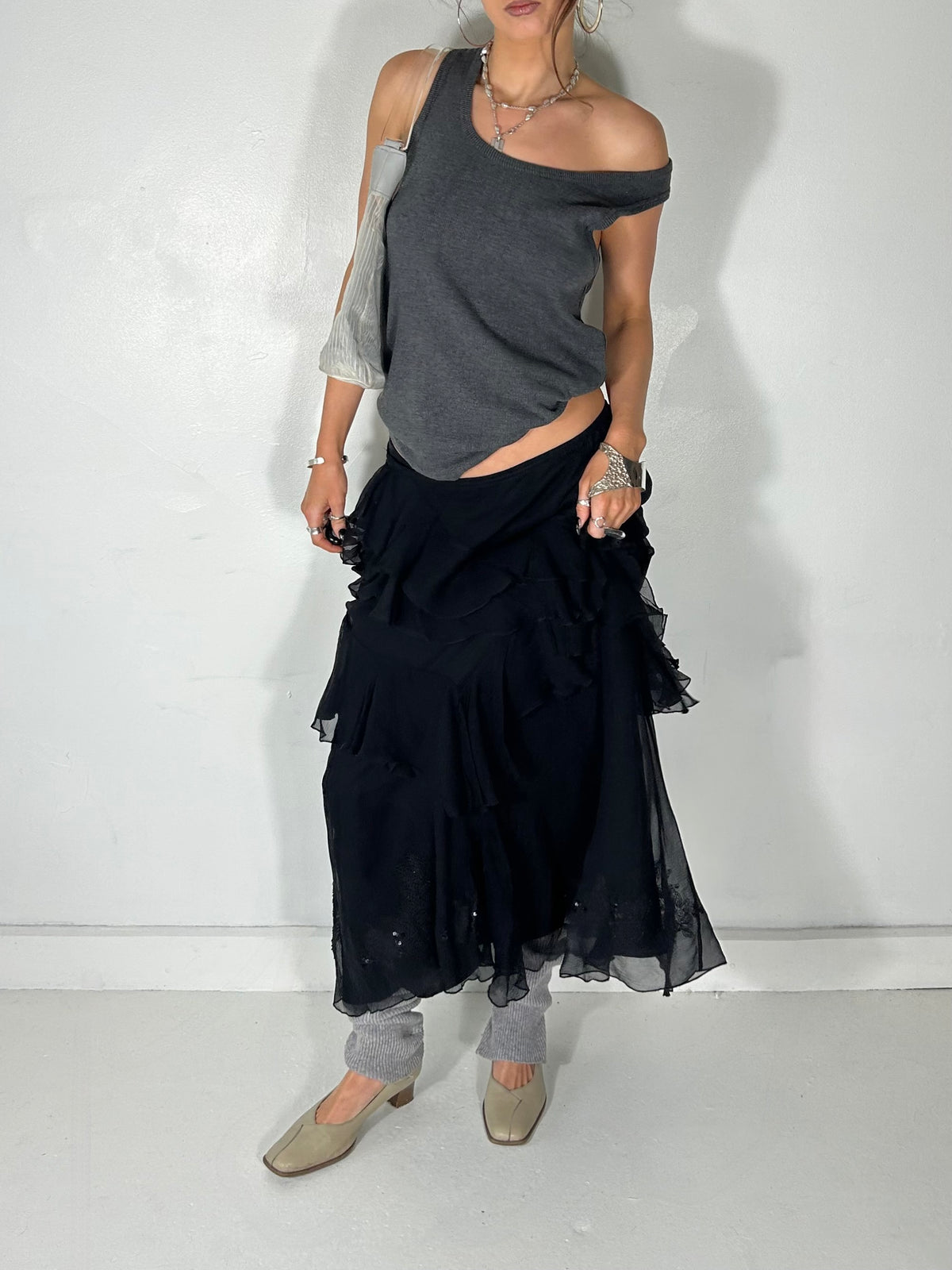 484 Ruffle Maxi
