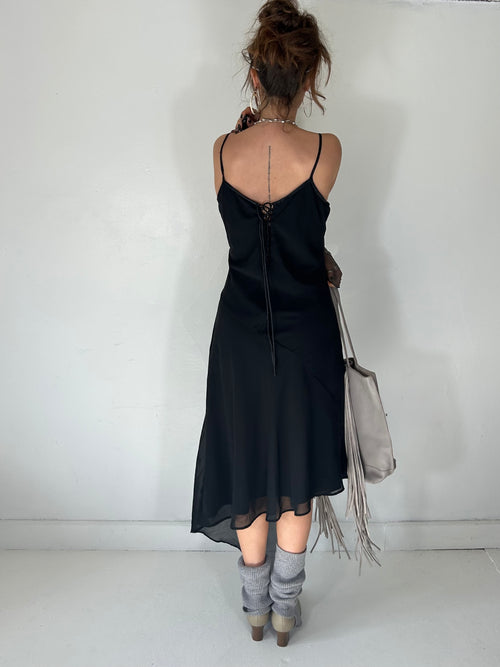 180 Lace Up Midi