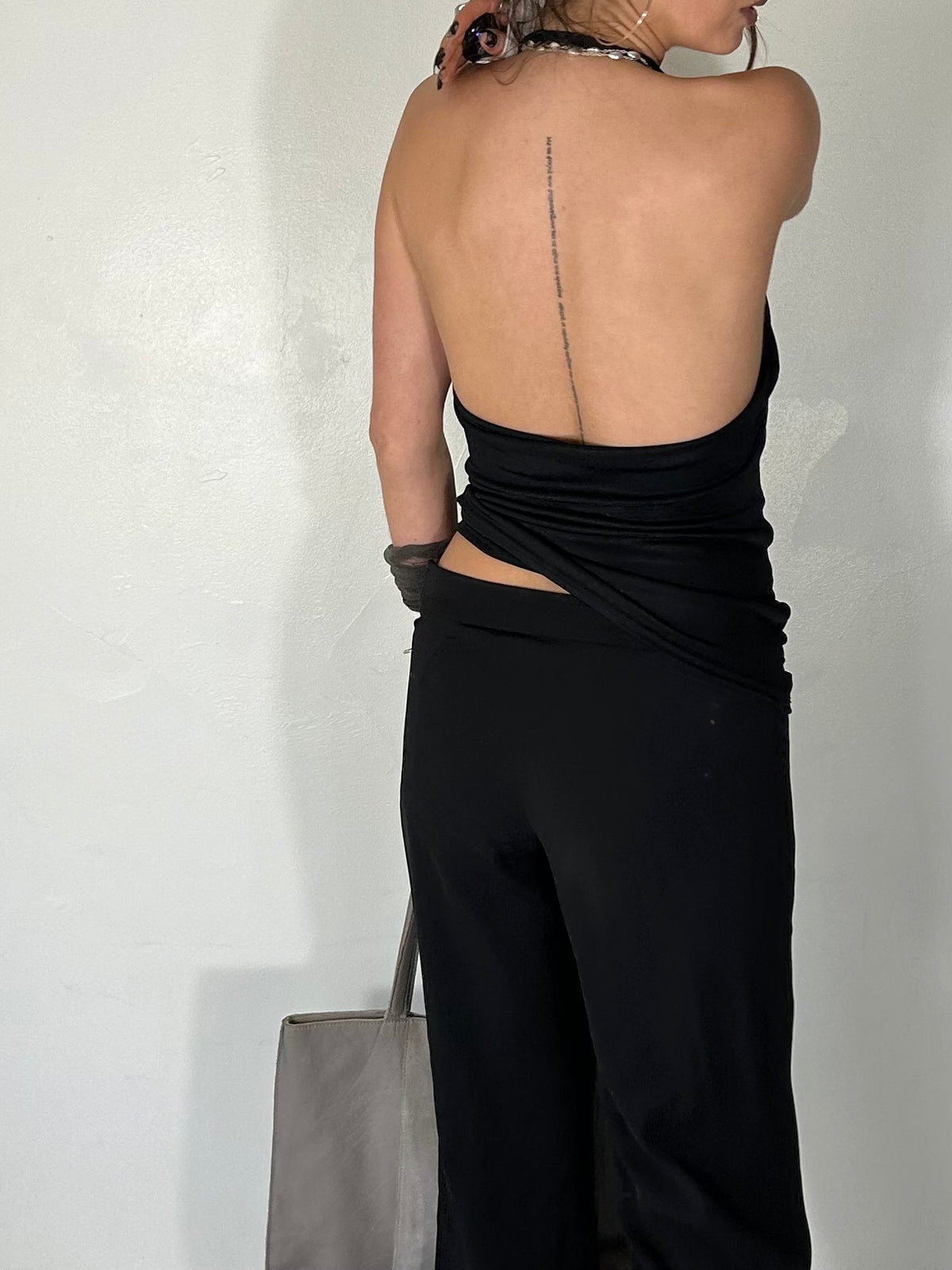 593 Wet Look Cami