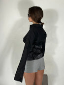 689 Checker Blouse