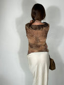 698 Leopard Blouse