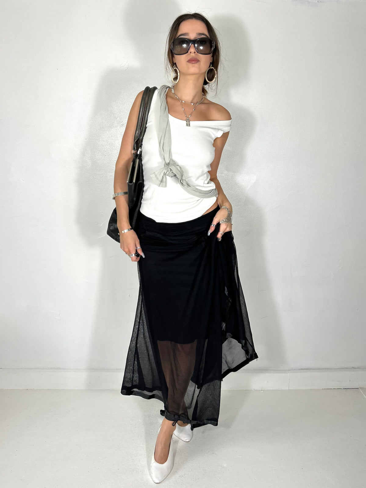 464 Sheer Maxi