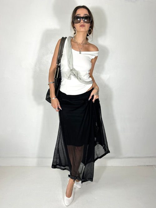 464 Sheer Maxi
