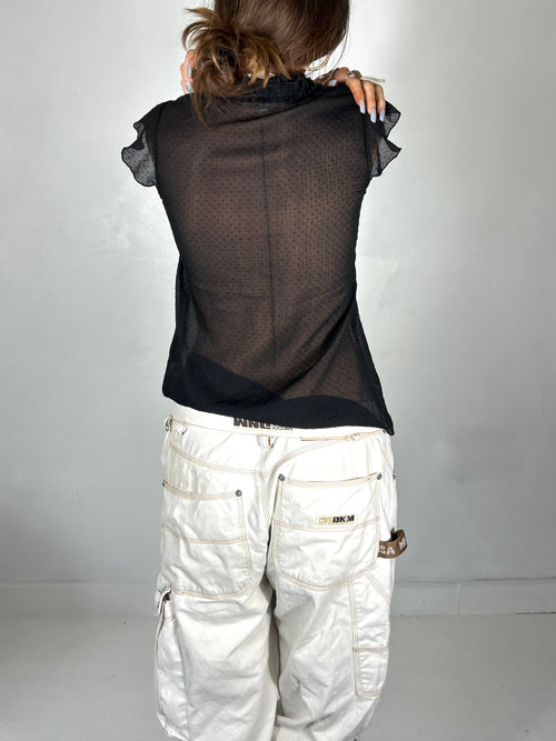 758 Dot Blouse