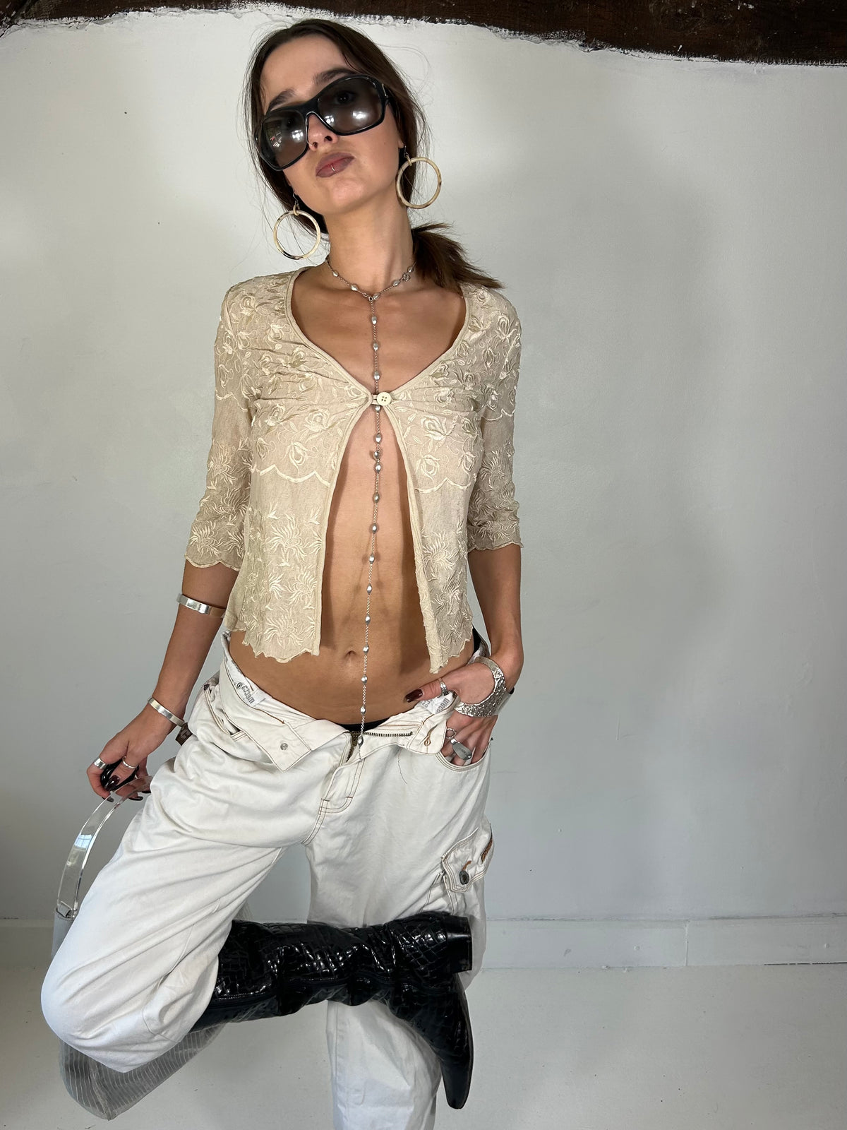 790 Embroidered Cardi