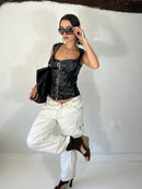 816 Buckle Corset