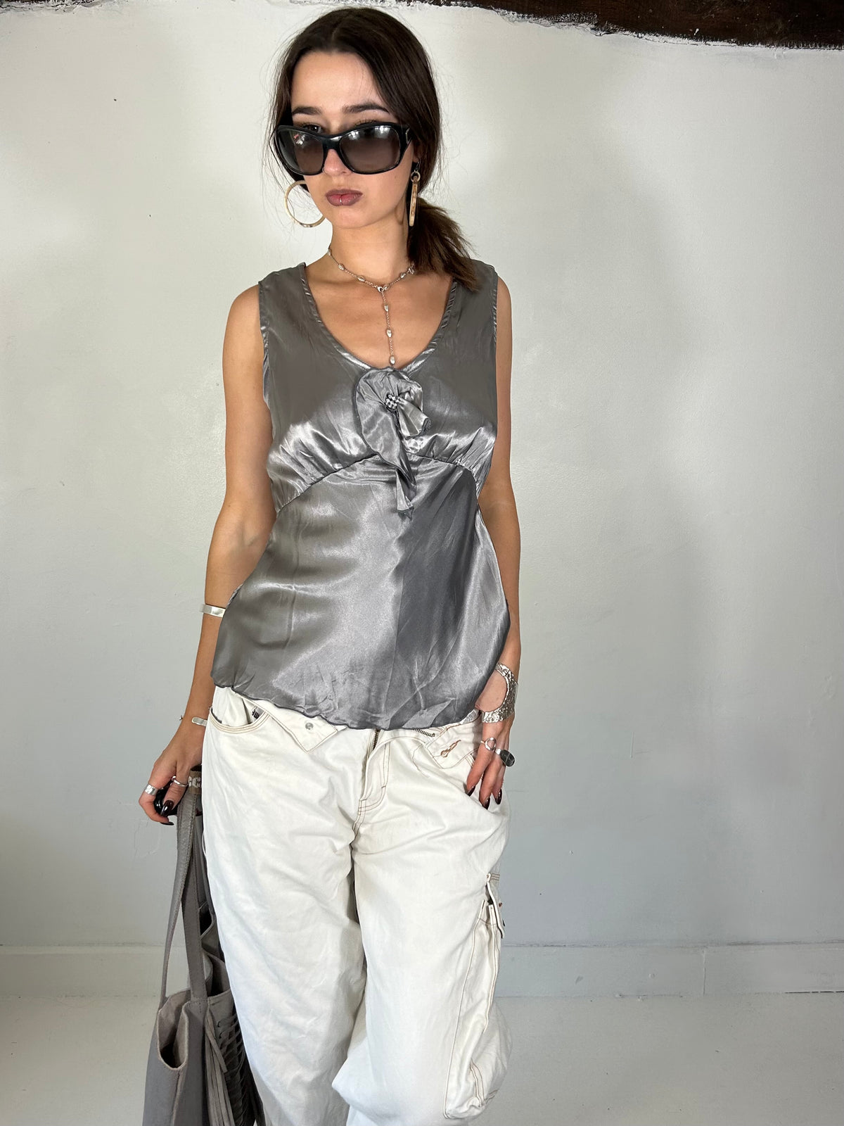 828 Satin Tank