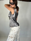 828 Satin Tank