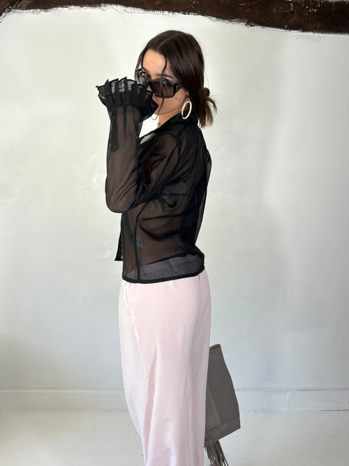 844 Sheer Blouse