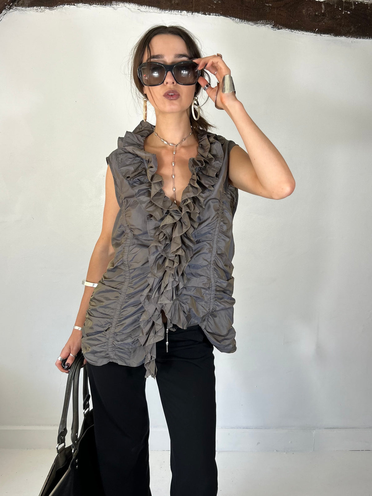 846 Ruffle Blouse