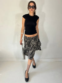 507 Print Midi