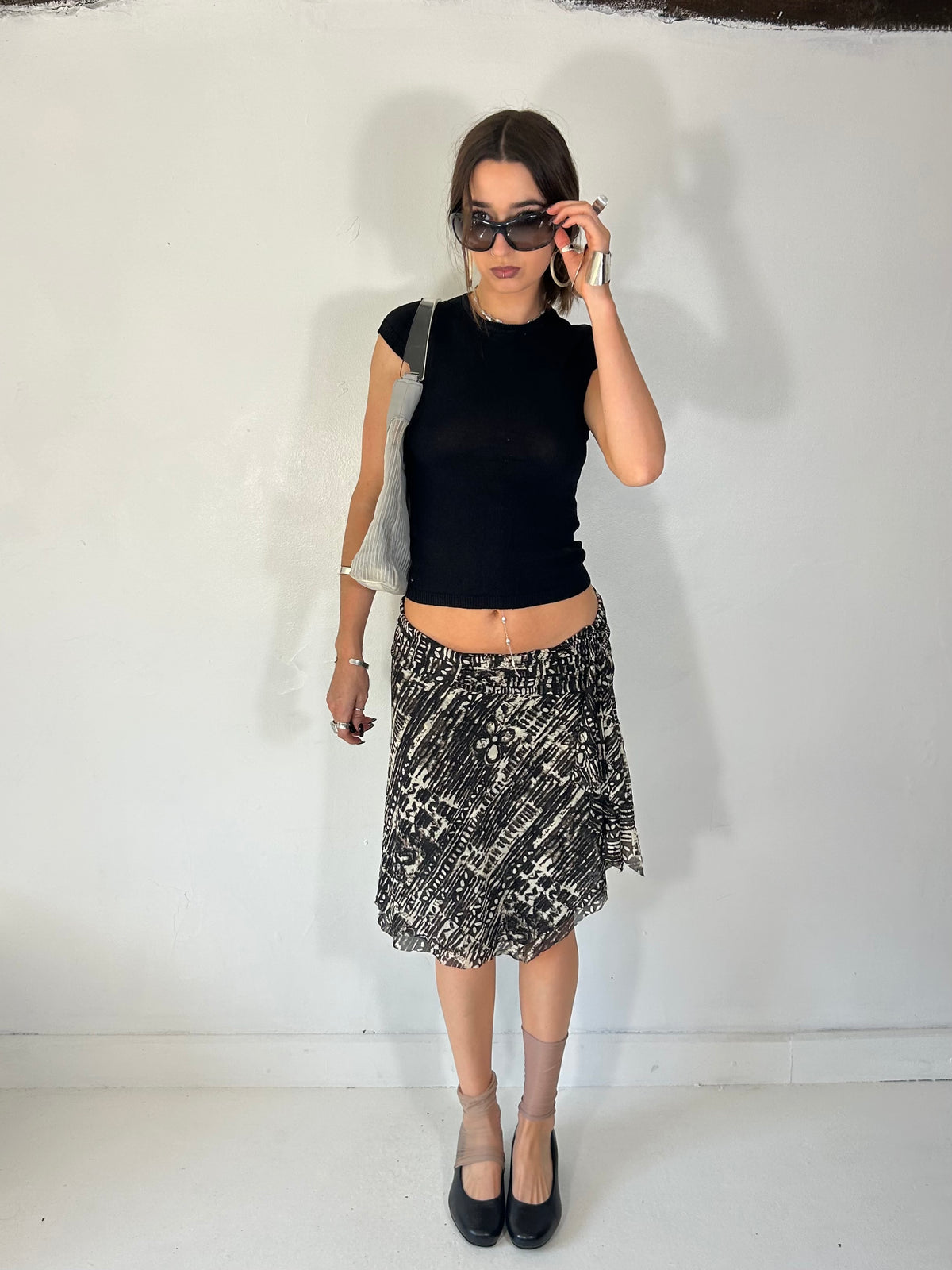 507 Print Midi