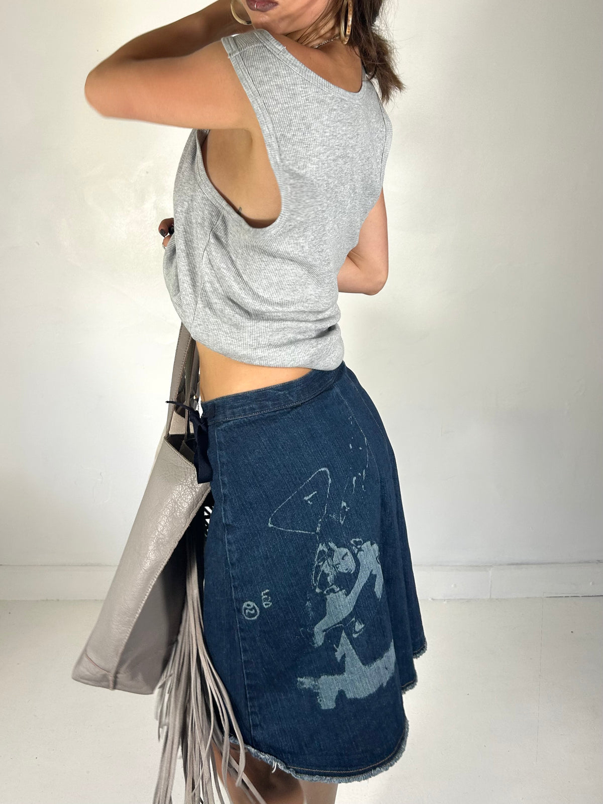519 Print Midi