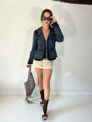 284 Denim Zip-up