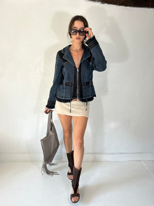 284 Denim Zip-up