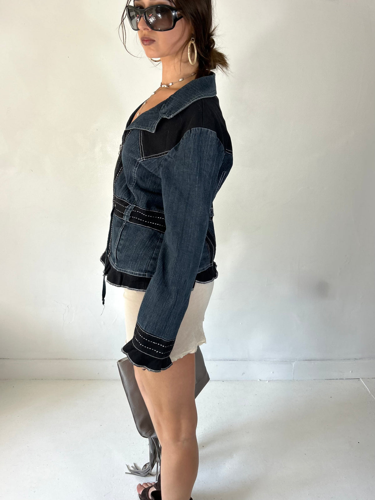 284 Denim Zip-up