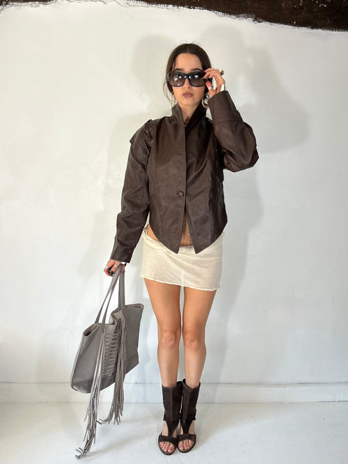 291 Lace Up Blazer