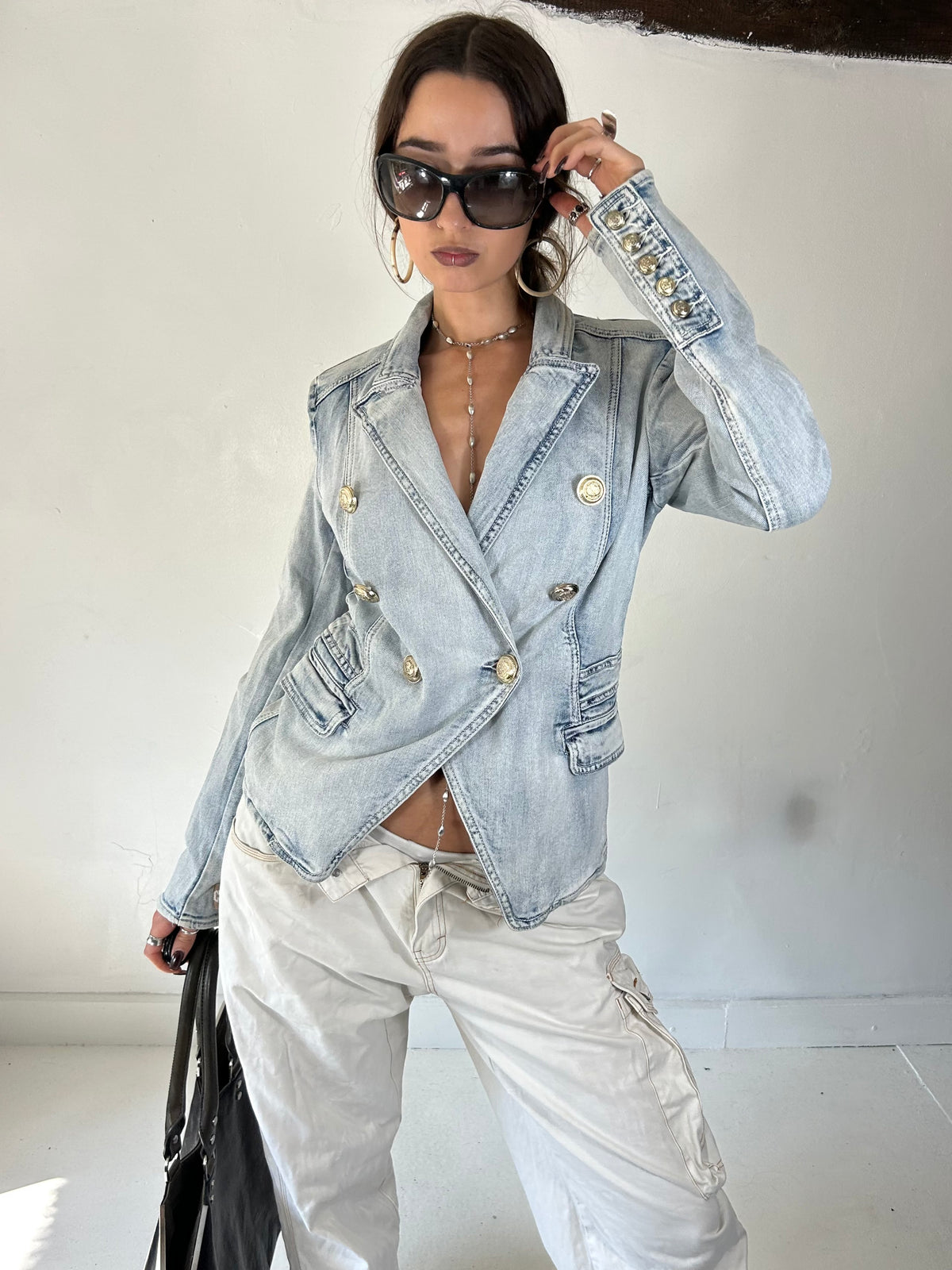 303 Denim Blazer