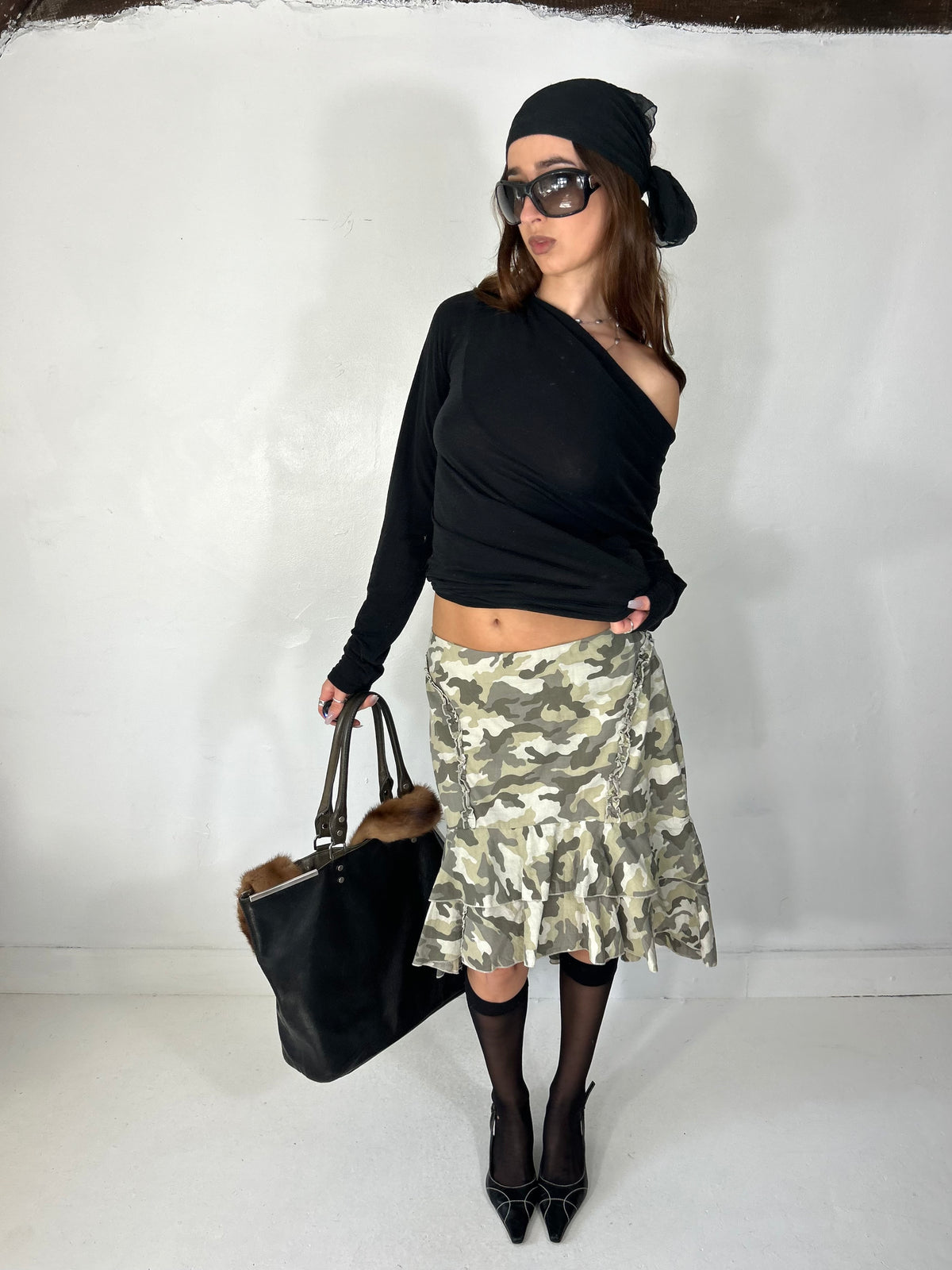 608 Camo Midi