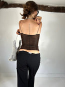 863 Wet-Look Cami