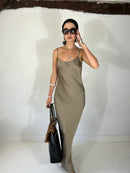 268 Khaki Maxi
