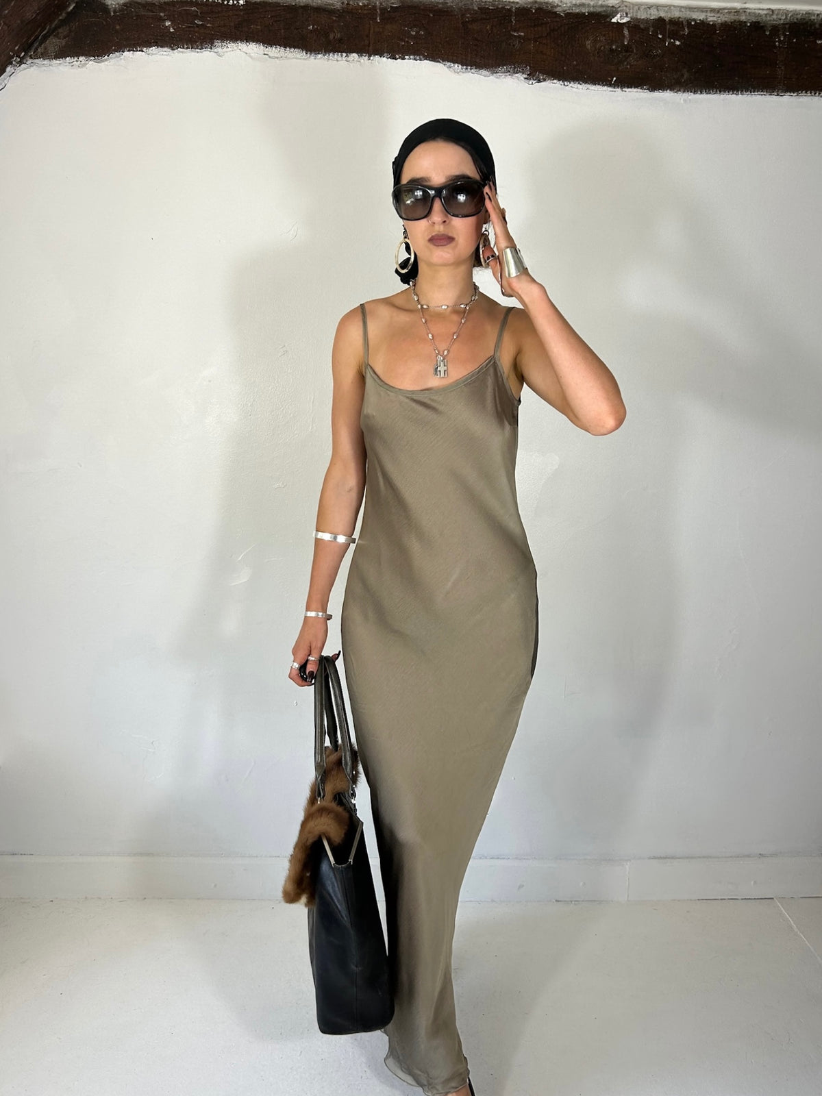 268 Khaki Maxi