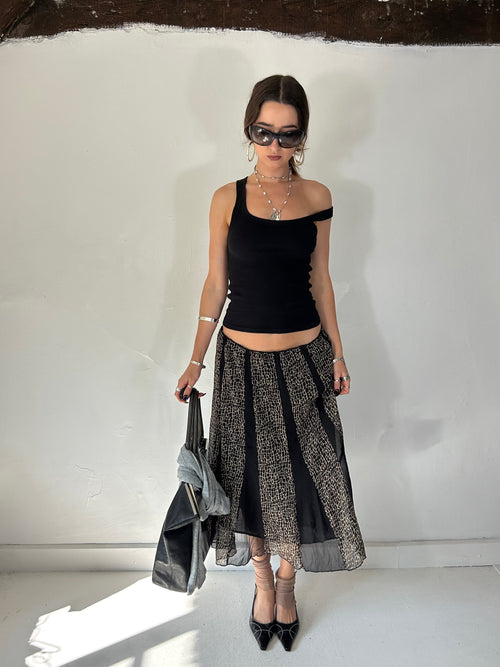 544 Chiffon Midi