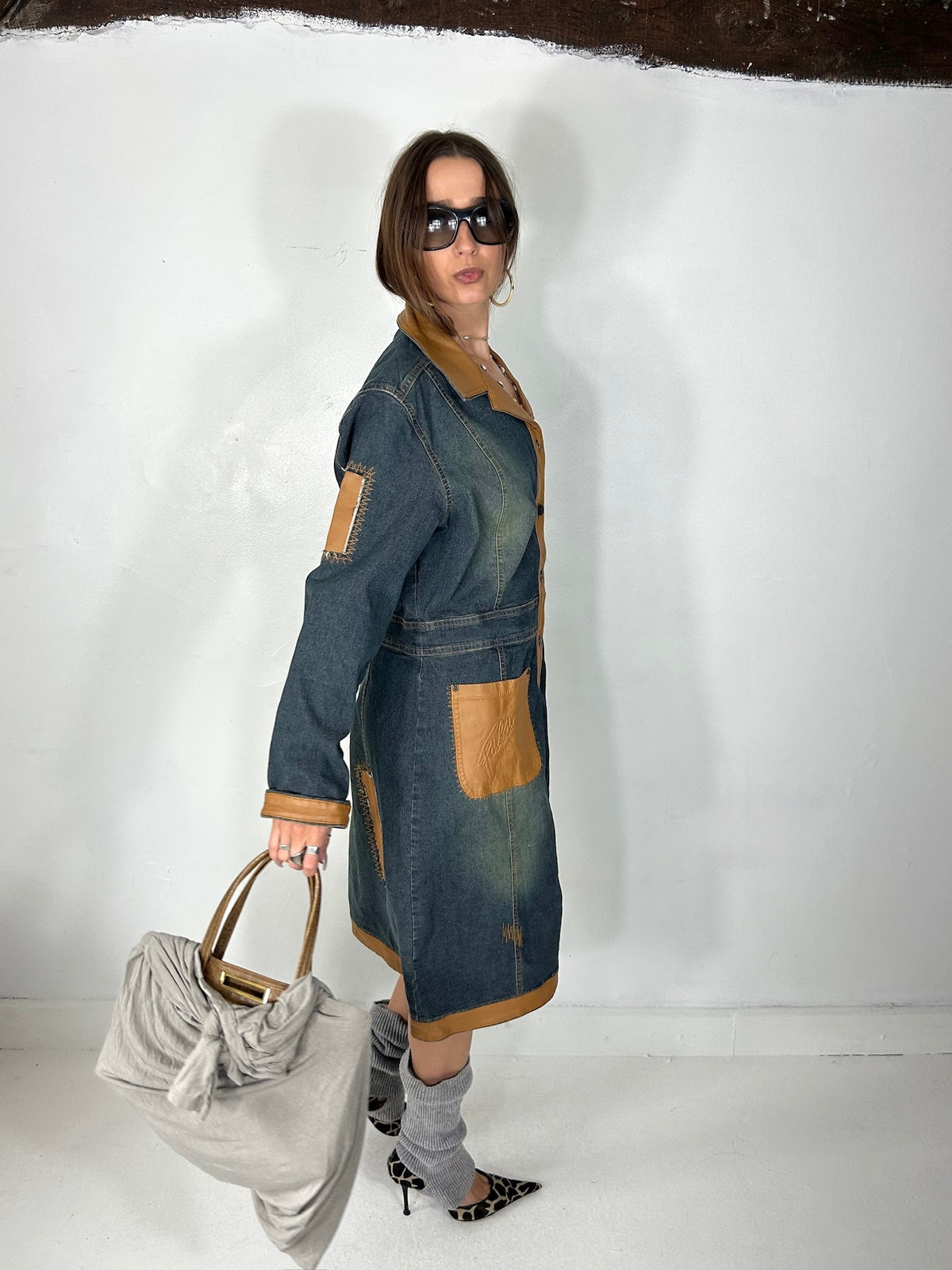 352 Denim Trench