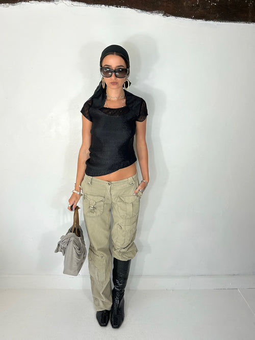 955 Pleat Tee