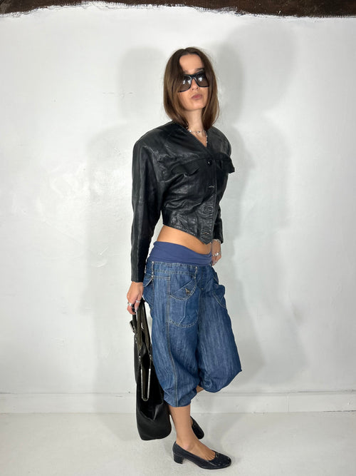 593 Denim Capri