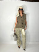 345 Khaki Knit