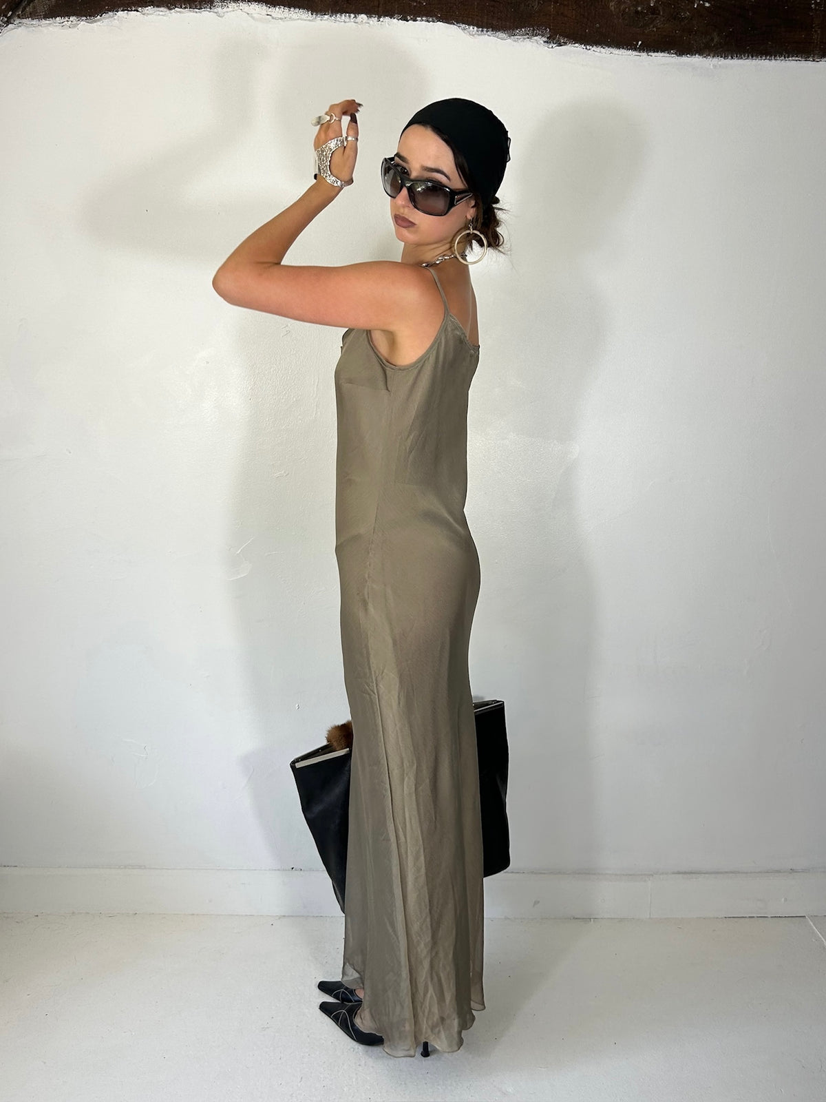 268 Khaki Maxi