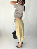 601 Drop Waist Midi