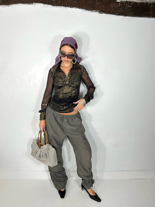 941 Mesh Blouse