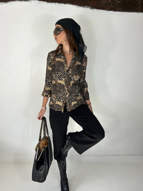 956 Leopard Blouse