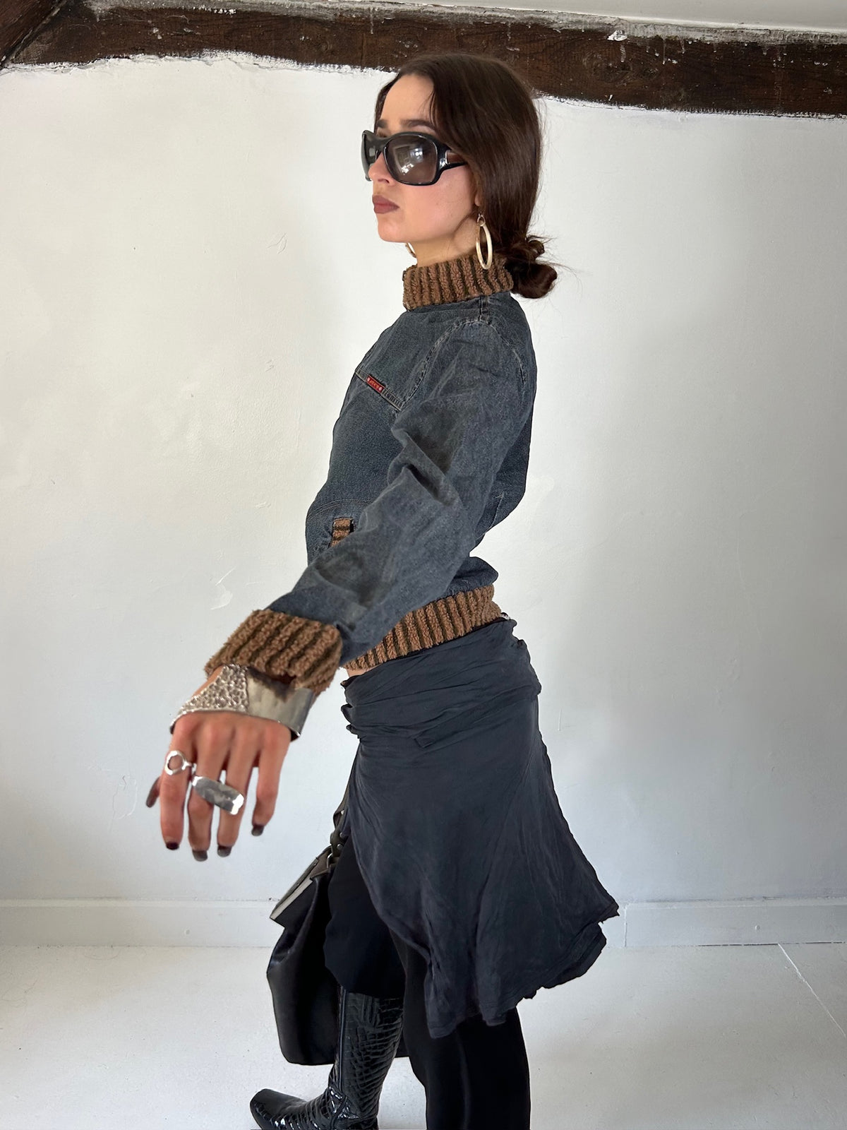 309 Denim Bomber