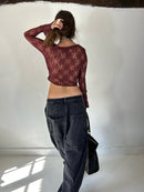 869 Plum Corset