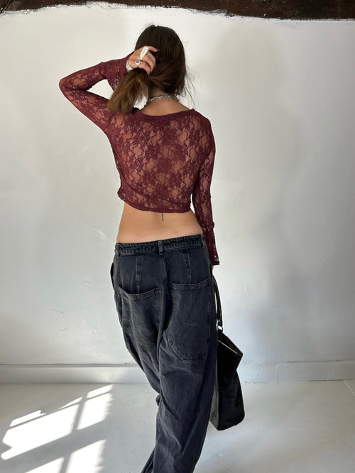 869 Plum Corset