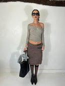 532 Tweed Midi