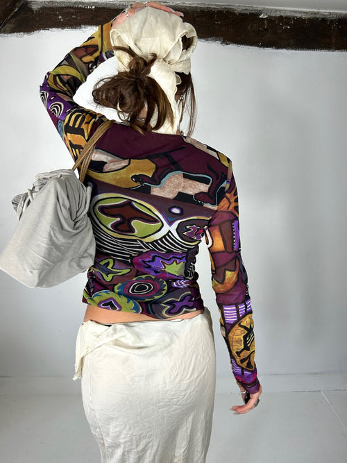954 Abstract Longsleeve