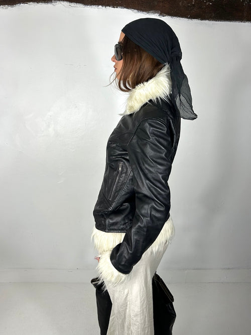 572 Fur Zip-Up